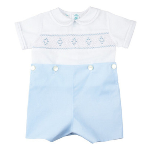Smocked Blue Outfit for Baby Boys and Toddlers | Feltman Brothers