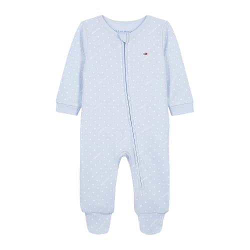 Tommy Hilfiger Baby Boys' Long Sleeve Footed Onesie