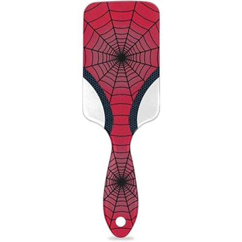 Detangler Hair Brush Hairbrush for Kids Boys Girls, Detangling Brush Smooth for Thin Long Curly Hair, Glide Through Tangles with Ease and Massage Scalp (Red)