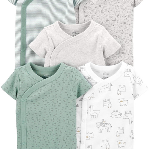 Simple Joys by Carter's unisex-baby 5-pack Side Snap Short-sleeve Bodysuit