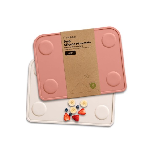 2-Pack Prep Silicone Placemats