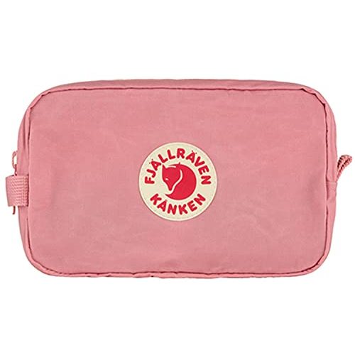 Fjallraven Kanken Gear Bag Organizer Pouch, Zippered Storage for Travel, Toiletries, and Daily Carry, Pink