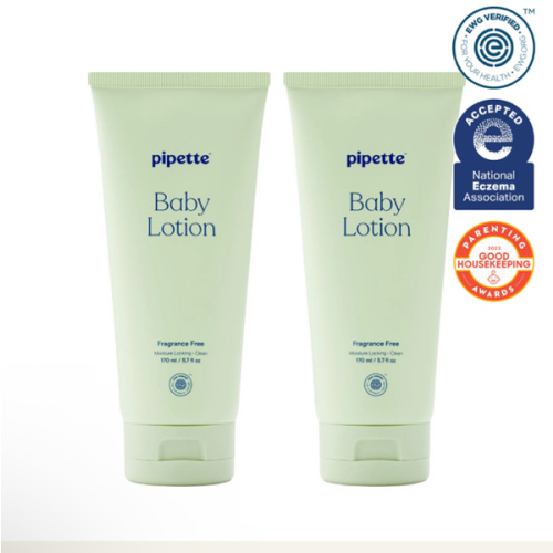 Fragrance-Free Baby Lotion Duo | Pipette Baby