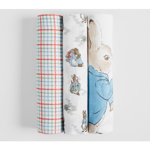 Peter Rabbit™ Organic Muslin Swaddle Set