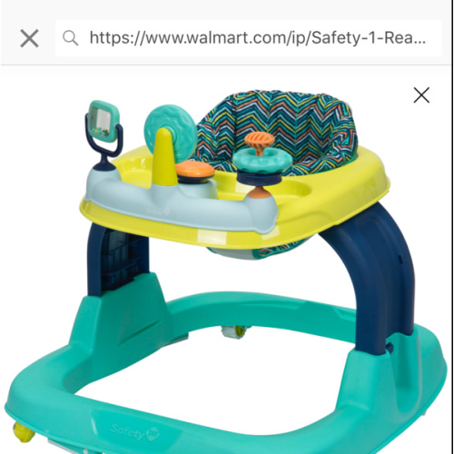 Safety 1ˢᵗ Ready, Set, Walk! 2.0 Developmental Walker, RileySafety 1ˢᵗ Ready, Set, Walk! 2.0 Developmental Walker, Riley