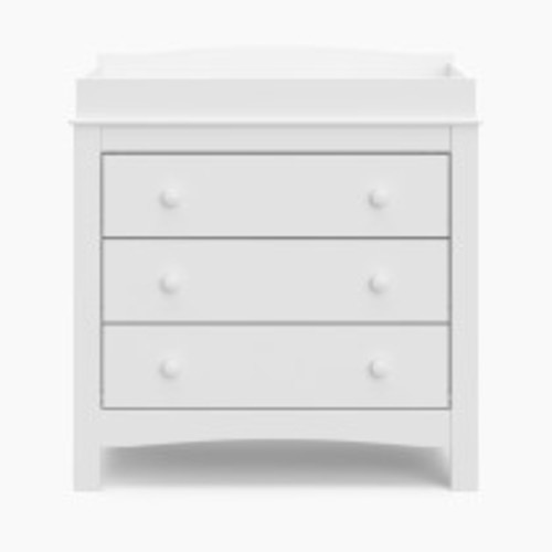Graco Noah 3 Drawer Chest with Changing Topper - White