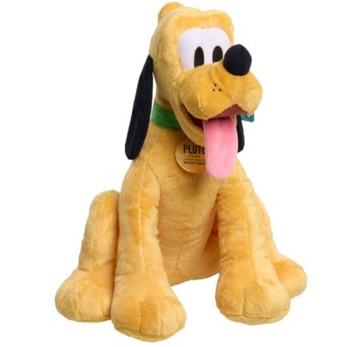 Disney Signature Collection Large Plush Pluto, 15" Stuffed Animal