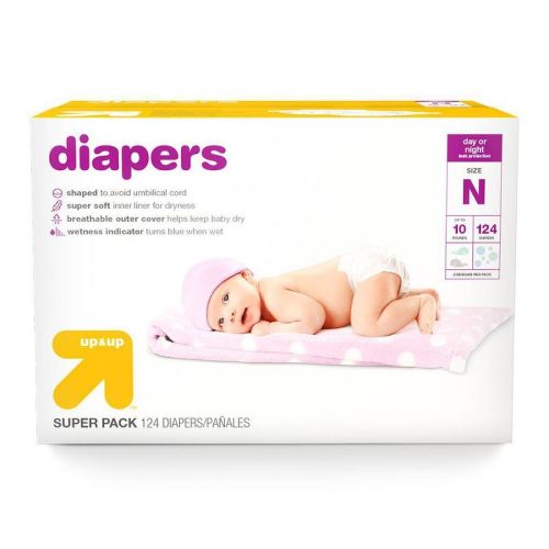 Diapers - up & up™ - (Select Size and Count)
