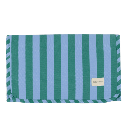 Changing Pad - Green + Sky Blue · Minicoton