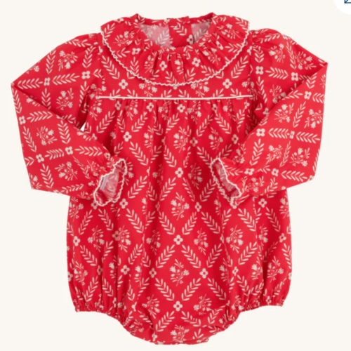 Beaufort Bonnet Long Sleeve Ramona Ruffle Bubble - Mayflower Musings with Palmetto Pea