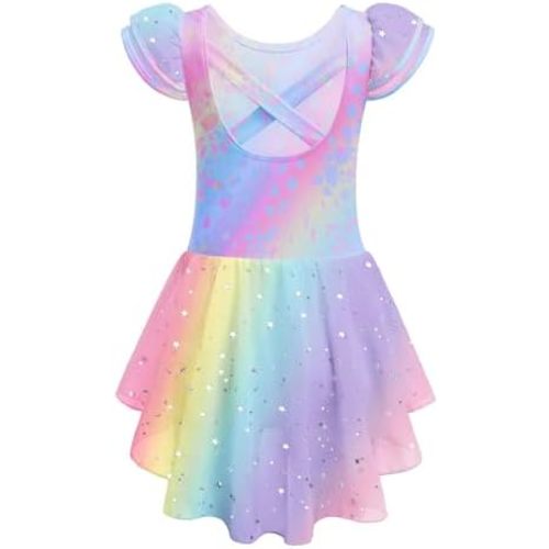 Zaclotre Ballet Leotards for Girls Toddler Dance Dresses Ballerina Outfit