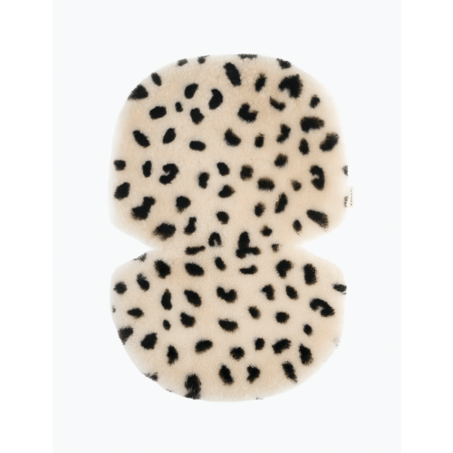 Sheepskin Snuggler in Leopard Peanut
