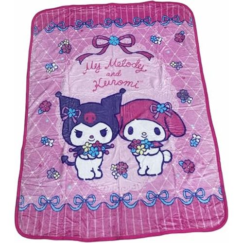 My Melody & Kuromi Extra Soft Plush 60"x80" Twin Size Blanket