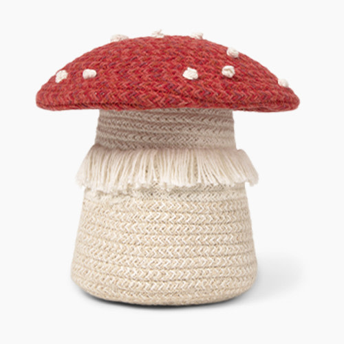 Lorena Canals Red Mushroom Basket - Mini