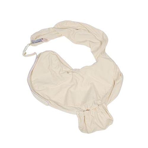 My Brest Friend Super Deluxe Nursing Pillow Cover - Slipcovers for Baby - Adjustable Fit, Easy Care, Durable - Nursing Pillow Not Included 100% Organic Cotton Oat