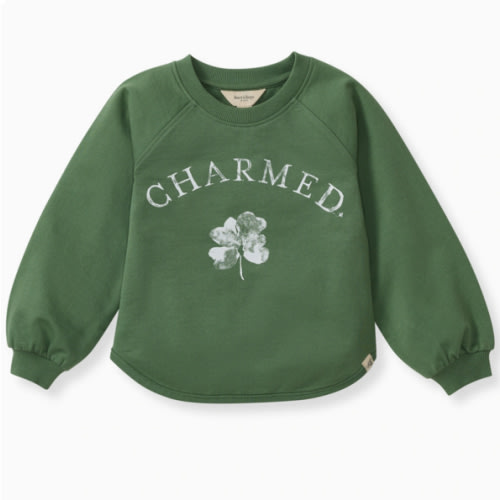 Charmed Green Organic Cotton Sweatshirt
