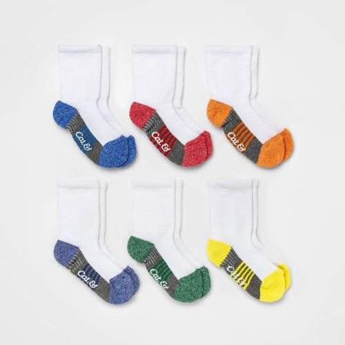 Baby Boys' 6pk Crew Socks - Cat & Jack™