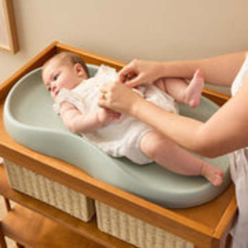 Mocka Baby Wipe Clean Change Pad - Green | Mocka