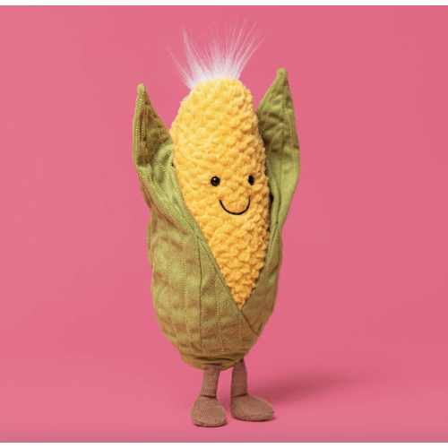 Jellycat Large Veggie Plush Toys - Sweetcorn