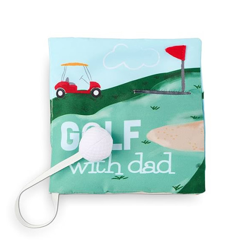 Mud Pie Children's Golf with Dad Plush Book