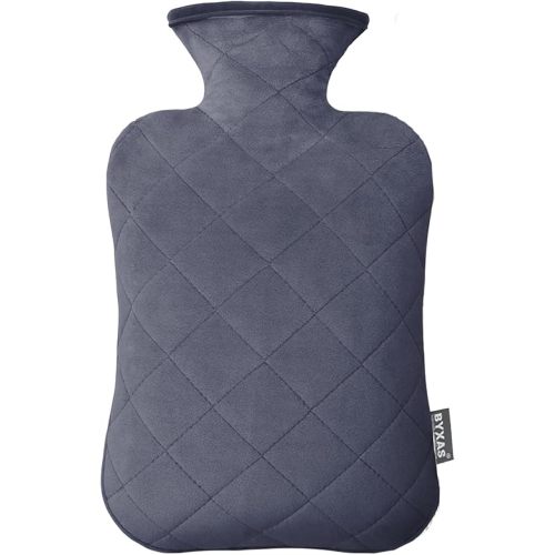 Hot Water Bottle with Cover,Hot Water Bag for Pain Relief 2Liter,Hand Feet Warmer, Ideal for Menstrual Cramps, Neck and Shoulder Pain Relief