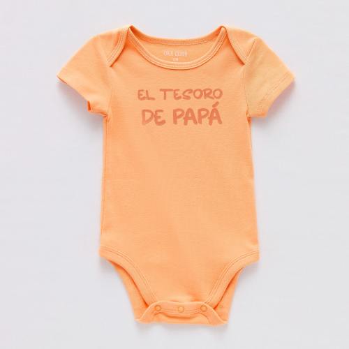 Okie Dokie Baby Unisex Round Neck Short Sleeve Rib Bodysuit, Color: Peach Blossom - JCPenney