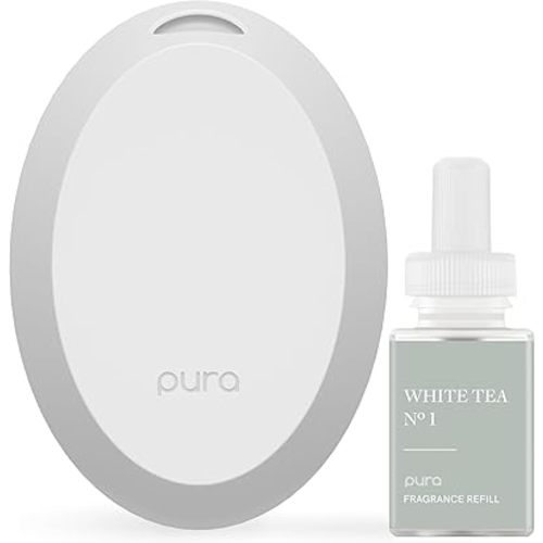 Pura Home Mini Fragrance Diffuser for Small Spaces, White Tea no.1