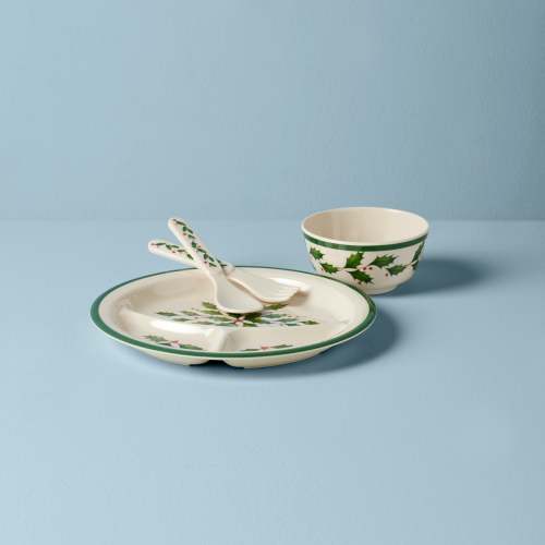 Holiday Childrens 4-Piece Dinner Set