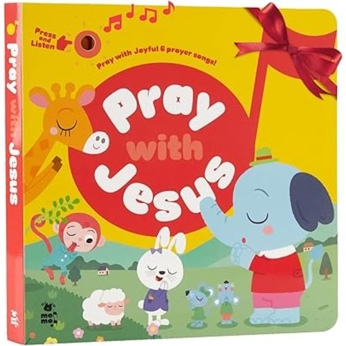 Pray with Jesus – Six Exclusive Prayer Songs, Bible Stories for Toddlers, My First Prayer Book for Little Ones, Religious Gift Idea- Christmas, Baptism Gifts for Boys and Girls