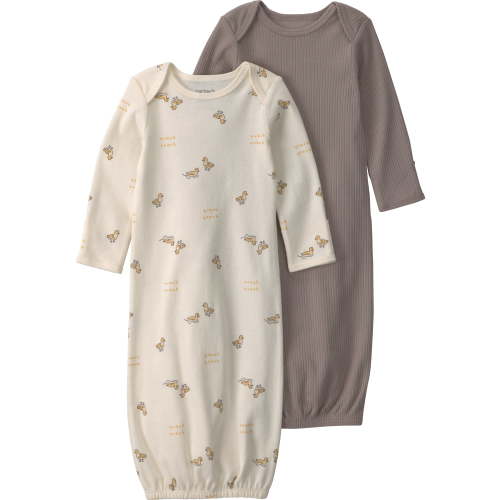 Carter's Child of Mine Baby Gown, 2-Pack, Sizes Newborn-0/3 Months