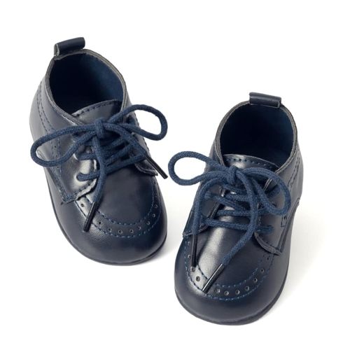 Meckior Infant Baby Boys Girls Classic PU Leather Wedding Loafers Brogue Toddler Oxford Dress Shoes First Steps Walking Flat Lazy Crib Shoe