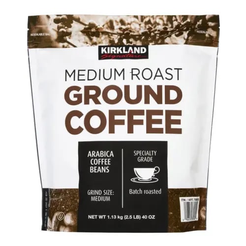 Kirkland Signature Medium Roast Coffee, 40 oz | Costco