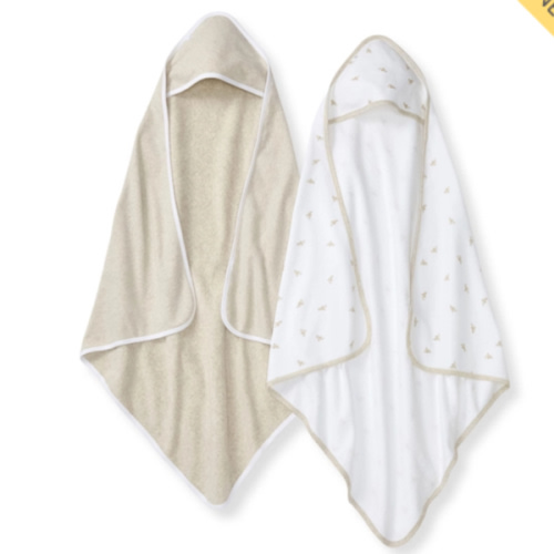 Golden Bee Organic Knit Terry Towels Set of 2