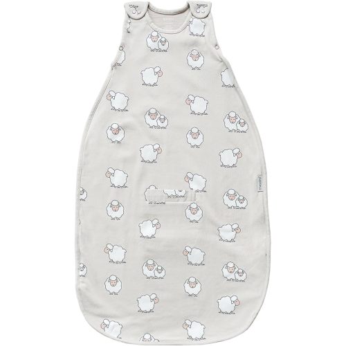 Woolino 4 Season Ultimate Baby Sleep Sack, Merino Wool Baby Sleeping Bag, Adjustable 2-24 Months Size Fits Infants & Toddlers - Sheep