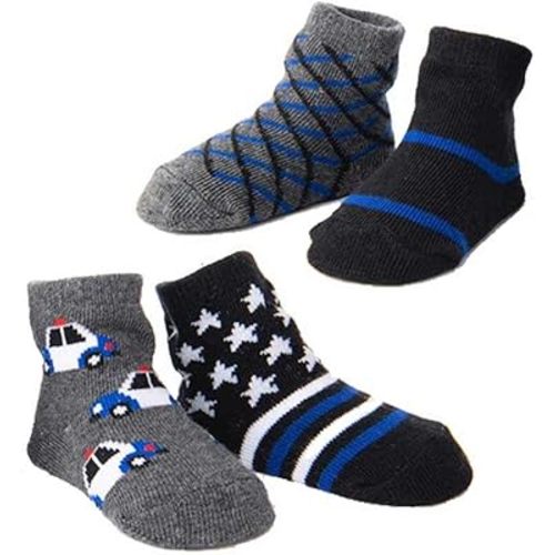 Thin Blue Line - Newborn And Baby Socks (Set of 4)
