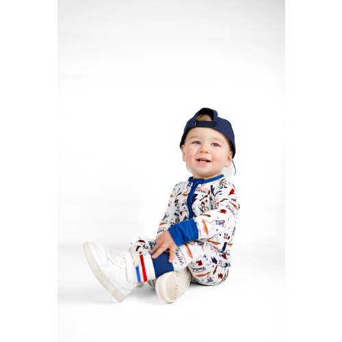 Bamboo One-Piece Sleeper | Convertible Kids Pajamas | Fletch