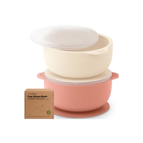 2-Pack Silicone Suction Bowls