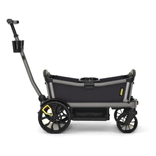 Veer Cruiser City | Premium Urban Wagon Stroller for Babies, Toddlers, and Kids | Traditional Stroller Push Steering | JPMA Certified | Lightweight and Collapsible | 2 Seater
