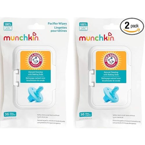 Munchkin Arm & Hammer Pacifier Wipes 72 Count