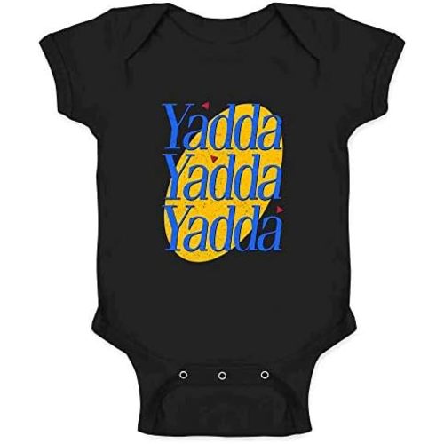Pop Threads Retro Stacked Typography Humor Graphic T-Shirt Baby Bodysuit
