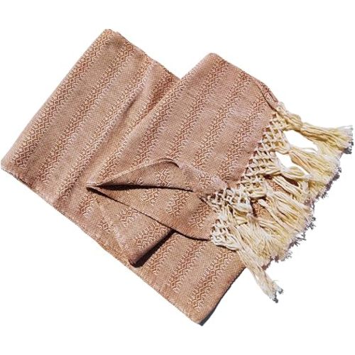 Baby Trapoz Mexican Rebozo Scarf, Shawl, Natural Birth, Mocha, 98.5 In