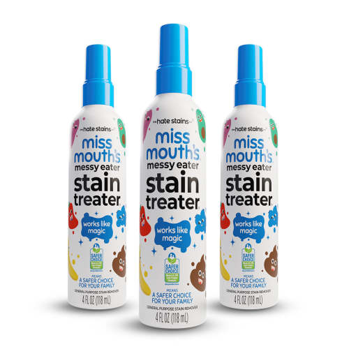 Miss Mouth's Messy Eater Stain Treater 4oz Bottle: 3 Pack – The Hate Stains Co.