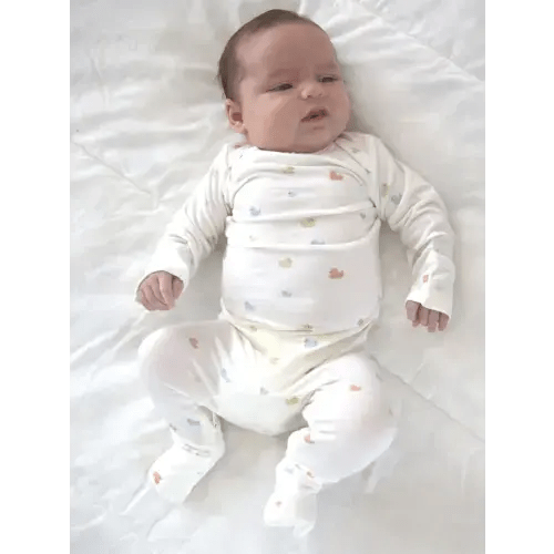 0-3m Convertible Pajama - Ducks