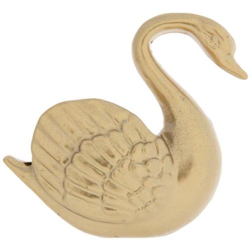 Gold Swan Metal Knob