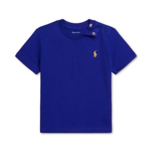 Baby Boys Cotton Embroidered Pony T-Shirt