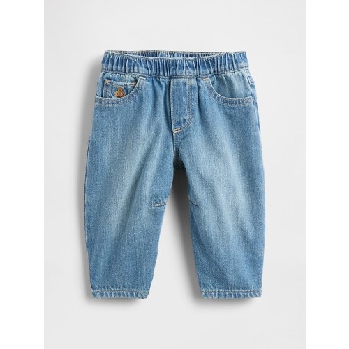 Baby Pull-on Barrel Jeans