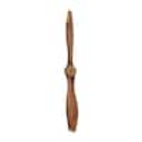 Litton Lane 5 in. x 48 in. Metal Brown 2 Blade Airplane Propeller Wall Decor with Aviation Detailing 042337
