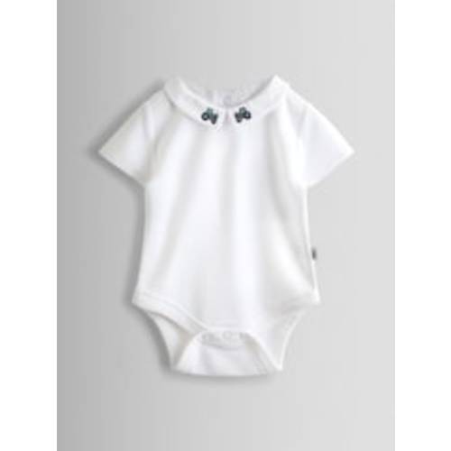 Buy JoJo Maman Bébé White Embroidered Collar Body from Next USA