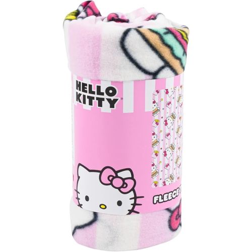 Northwest Hello Kitty - Manta de seda de 40 x 50 pulgadas, diseño de pasteles, individual, rosa, 91907