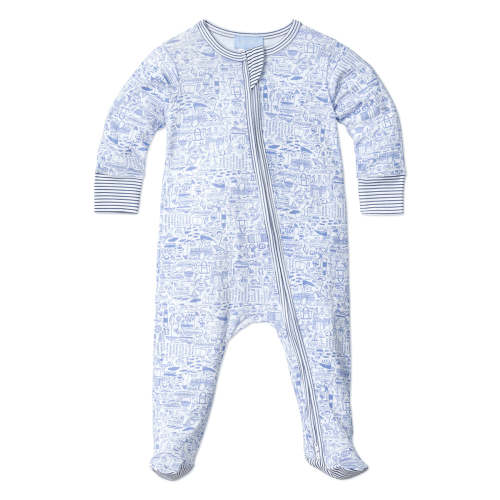 Nantucket Zip Baby Onesie | Joy Street Kids